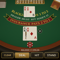 Betista - Blackjack Table Game - Classic Card Game